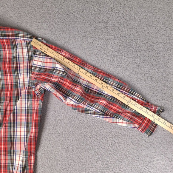 Vintage Ralph Lauren Shirt Mens Large Plaid Button Down Golf Embroidery Pocket‎ - Picture 16 of 16